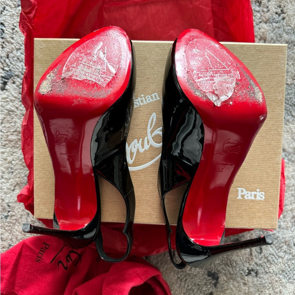 Christian Louboutin Hot Chick Sling Alta - Picture 3 of 7
